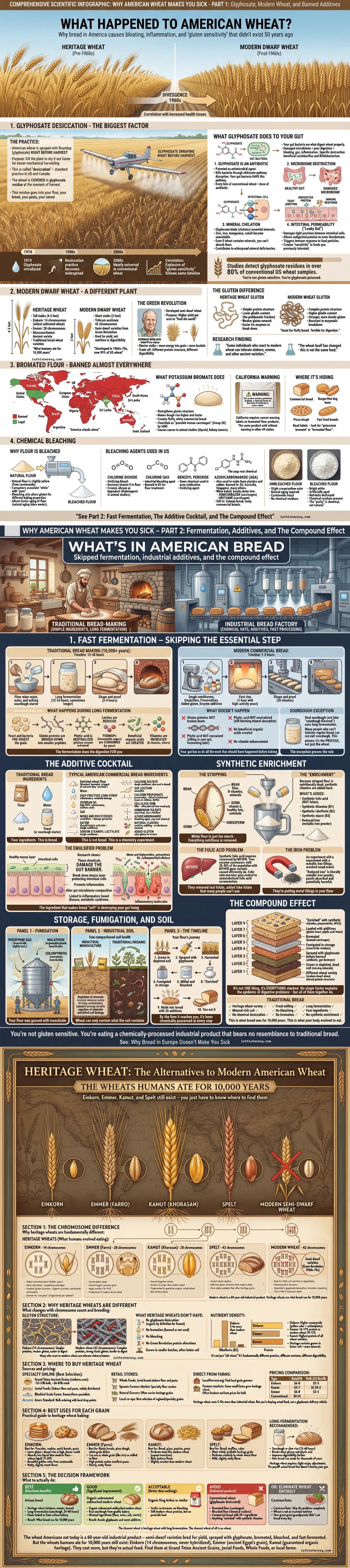 Why American Wheat Makes You Sick: 9 Ways US Wheat Differs From Traditional Grain