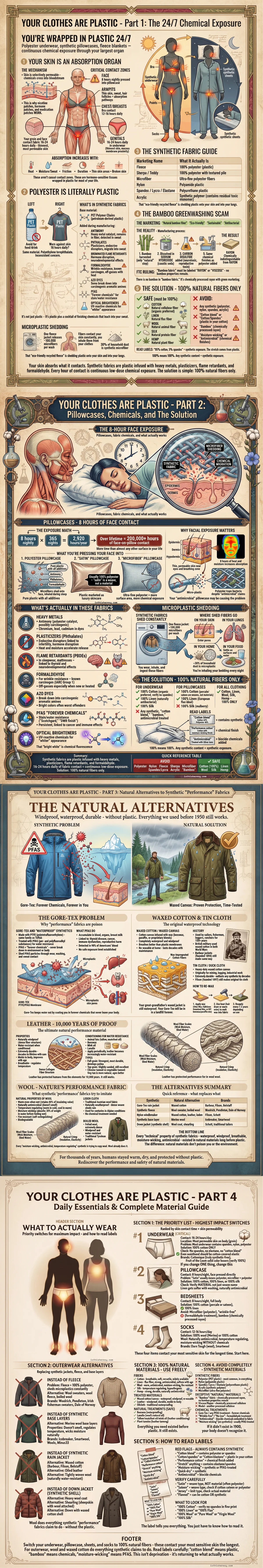 Your Clothes Are Plastic: The Synthetic Fabric Problem